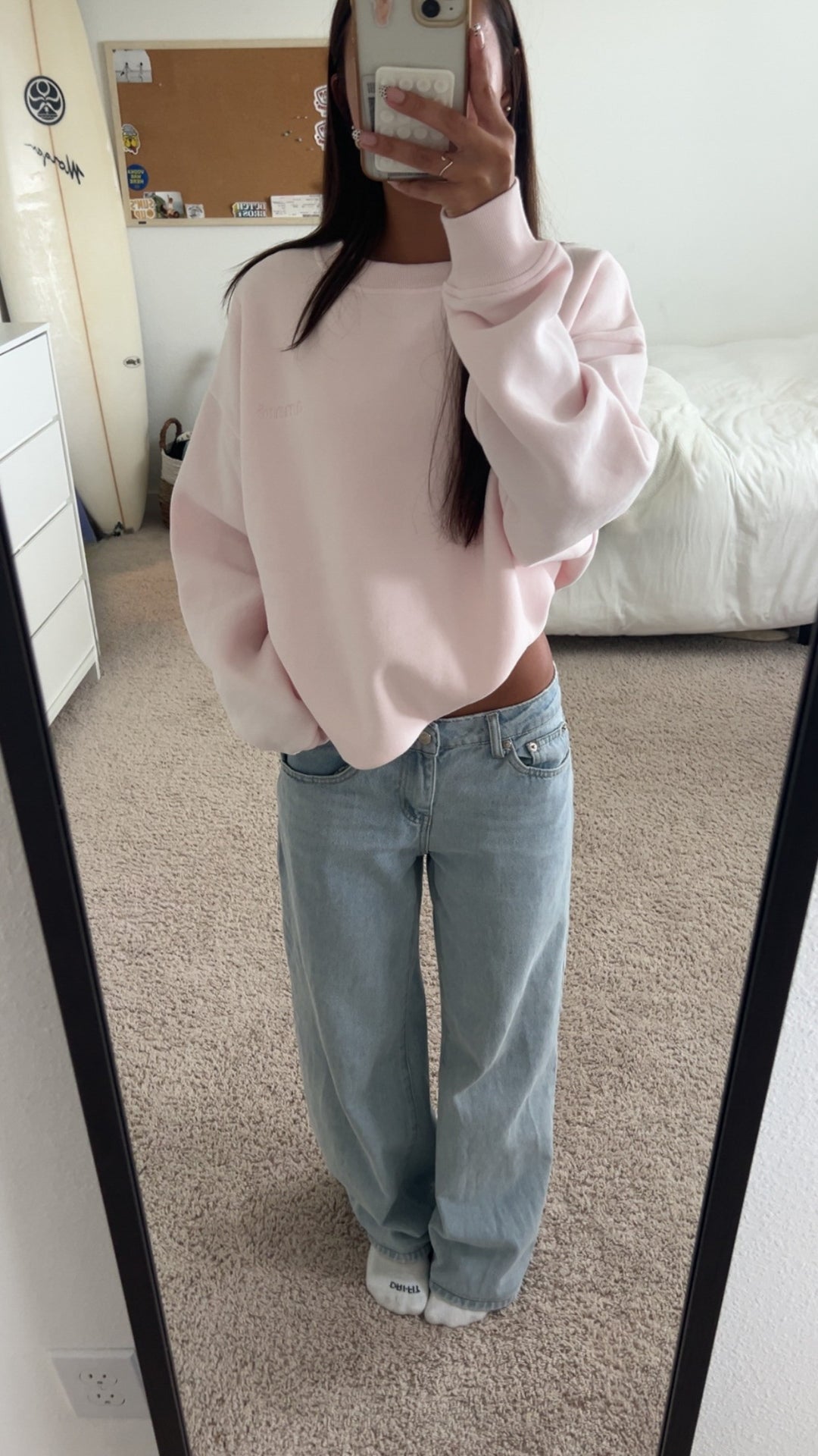 Classic Crewneck (shell pink)