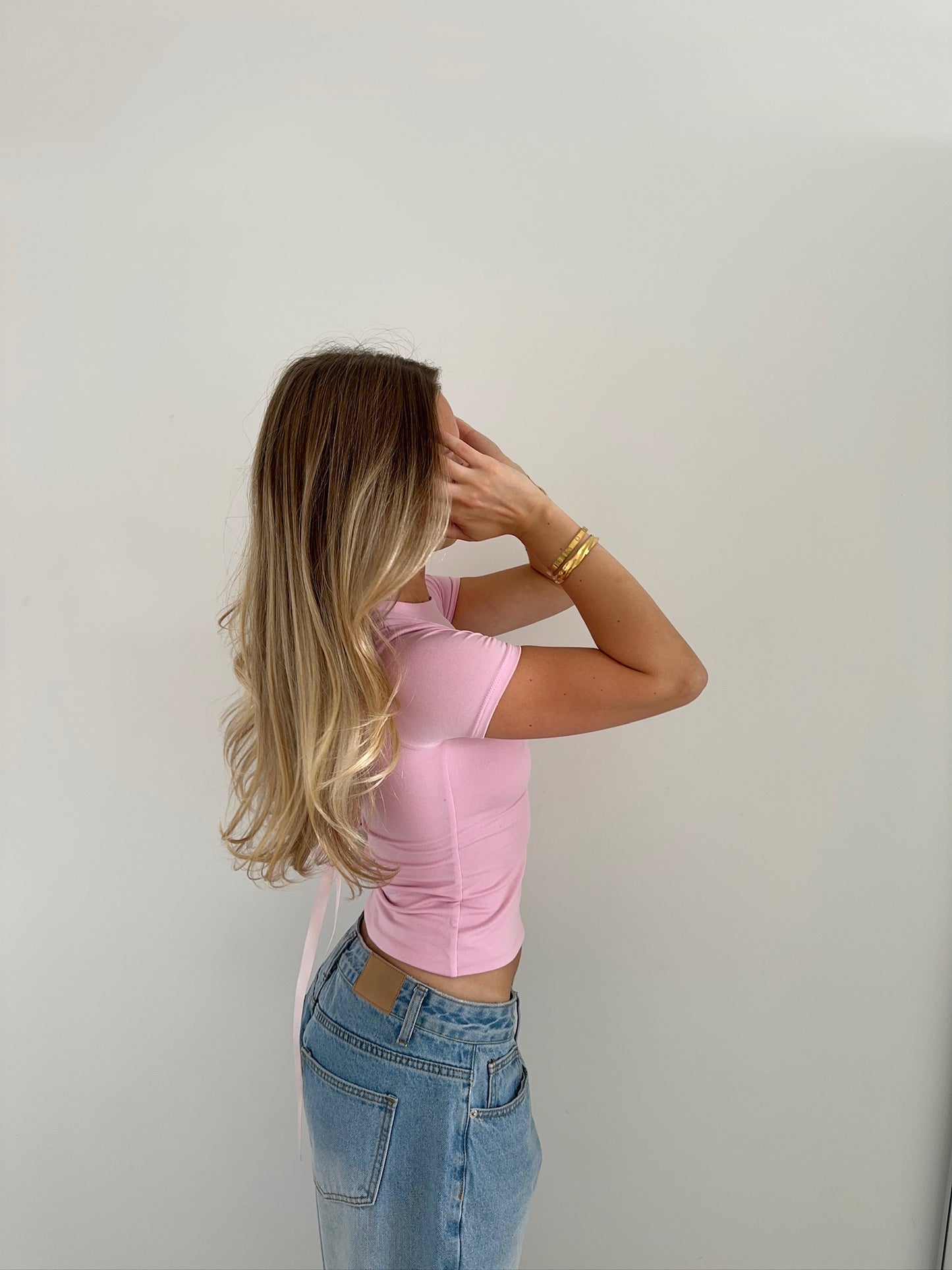 Faye top (Strawberry Pink)