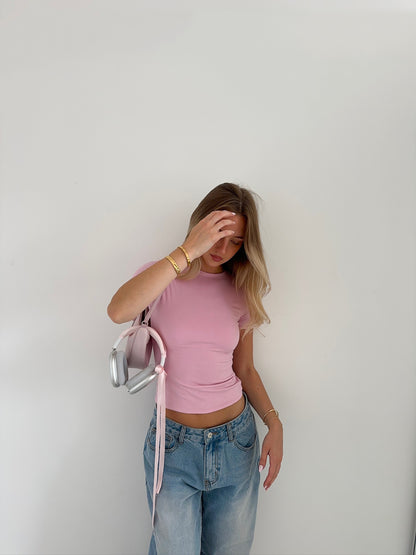 Faye top (Strawberry Pink)