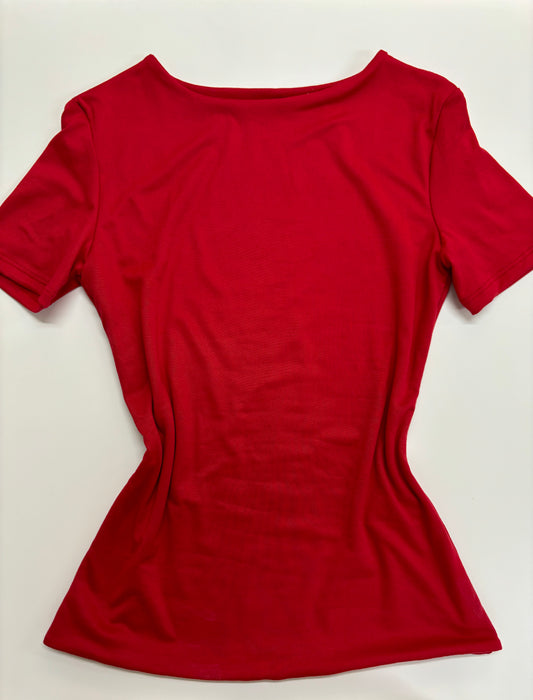 Faye top (Cherry Red)