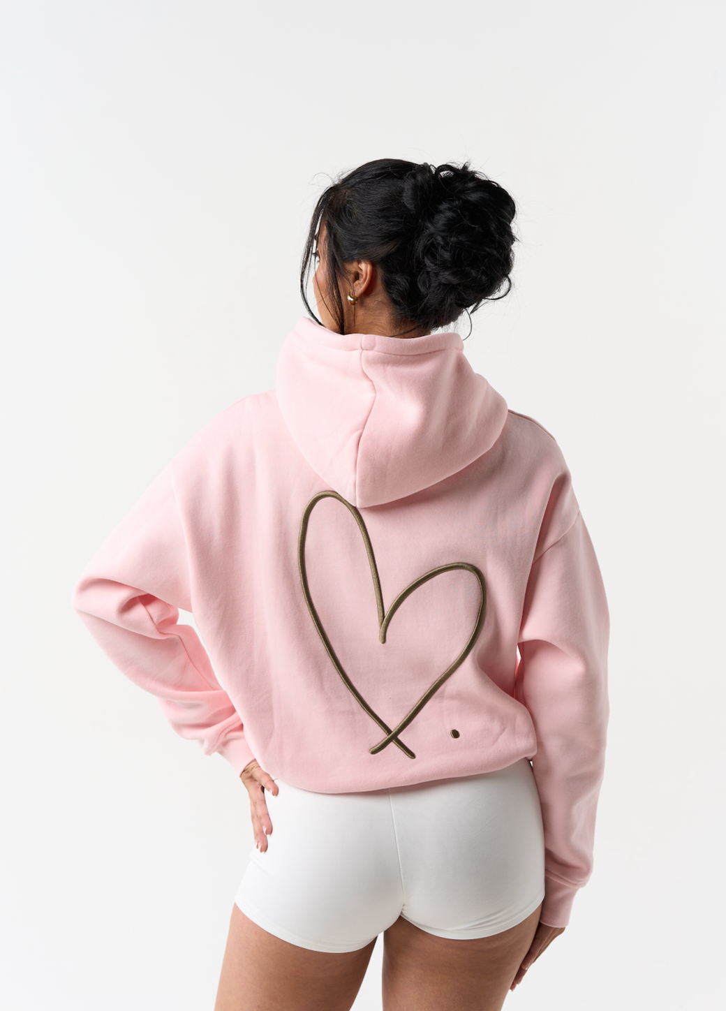 Hoodie pink soft sale